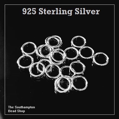 925 Silver 6mm Soldered Closed Rings